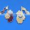 Wholesale custom qatar national day magnet flag pin badge