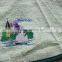 hanging terry round embroidery cotton kitchen hand towels with loop
