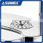 Sunnex Professional Modern Designed Polycarbonate Chamger Half Moon Bay Shape Triple 3 LTR/3.18 U.S.Qt Cereal Food Dispener