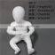 KD gloss white abstract kid mannequiins children mannequin Window Dark Grey Child Mannequin Kids Mannequin