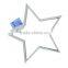 2016 hot sale wood christmas ornaments ,wood star christmas hanging decorations