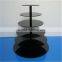 Well polished edge Acrylic Cake Stand Cupcake Wedding Dessert Display Round Tower Holder