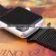 Watch Band For Apple Watch Double buckle leather belt Wrist Strap For iWatch 38mm/42mm Black and gold is optional