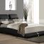 2015 New Design Leatherette Upholstered Bed Queen/Black(MB8015),Solid Wood Modern Bed Furniture