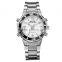 Good quality noble business metal men Sparkling silver wrist Watches mens watches
