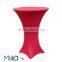 Spandex cocktail table cover