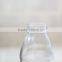 Glass Flask Beverage Juice Bottle With Screw Cap