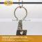 high quality metal split keyrings with 5 link chains and small jump ring