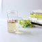 300ml high quality borosilicate double wall heat resistant clear drinking glass tea cup with strainer and handle