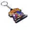 custom design silicone rubber purse hanging key chain