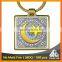 Best selling fancy digital printing Middle East muslim metal custom keychain