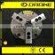 CNC wheel vertical lathe machine with 3 jaw Vertical Hollow Hydraulic Power Chuck
