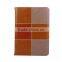 Accept small qty factory handheld fashion grid leather tablet cover for ipad air 2