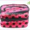 Wholesale Customized Fashion Eco-friendly Travel Small Makeup Mesh polyester Cosmetic Bag