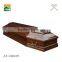 good quality European style wood adult coffin