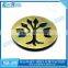 Gold plated metal branch pattern design Ball Marker