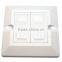 ABS network rj45 wall mounted socket faceplate, Network rj45 86*120 type faceplate