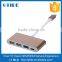 OEM/ODM MultiFunction usb3.1 usb c hub combo,type c male to type A and type C female data cable adapter For PC Laptop