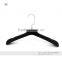 15.5" Plastic Coat Suit Hanger with Logo Printing and Squre Hook for Garment