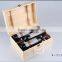 Customized Logo 6 Bottles Soild Wood Wine Gift Box