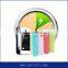 colorful customize portable power bank 2600mah, power bank biyond with flash light