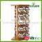 Spice jar set with bamboo rack wholesale