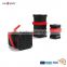 Clear or colorful plastic storage guitar straps packaging tube with detachable hanger Block Pack BK