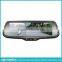 7.3" wide screen rear view mirror monitor with mirror link and three video inputs and car backup camera