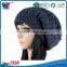 Fashion Custom Winter Cap CC Beanie Soft Acrylic Slouch Lady Knitted Hat