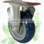 Brown Polyurethane Medium Duty Adjustable Locking Hardware Caster Wheel