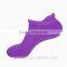 GS half terry yellow cotton women ankle socks custom logo grip barre socks grip trampoline socks