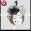 Handmade Women Hair Clip Accessory Wedding Fascinator Veil Pillbox Hat Feather
