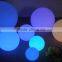 2015 Hot Sale 16 Color Change Plasitc Ball Shape Led Light