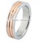 2016 high polished cool simple 316Lstainless steel wedding band ring for lover