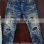 Custom High quality vintage wash distressed Japanese selvedge jeans denim selvedge denim jeans (LOTV017)