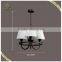 New products white fabric lamp shades pendant light, fancy fabric chandelier for home use