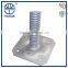 Galvanized Scaffolding Jack Base / scaffold leveling screw jacks