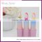 3 colors Jelly flower private label cosmetics makeup lipgloss lipstick