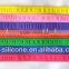 Colorful rubber band cheap for promotion use, custom engraved silicone bracelets with custom design logo