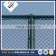 alibaba china supplier black chain link fence gate with barbed wire for sale