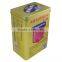 new design rectangular coffee tin box