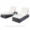 Outdoor Patio Rattan Wicker Chaise Lounge
