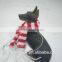 Mini resin Doberman dog christmas hanging decoration