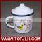 New fashion retro style enamel cup heated coffee mug