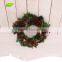 GNW CHWR-1605023 Customized Promotional indoor decoration wholesale artificial christmas wreaths