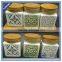 Square shape ceramic storage jar ceramic cookie jar