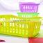 Useful deep tray plastic fruit vegetables storage basket