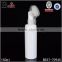 150ml white plastic foam spray bottle facial cleanser silicone brush cap 150ml foam spray bottle