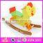 2015 Newest mechanical horse toy for kids,Children design wooden rocking horse,Excellent child wooden rocking horse toy WJY-8008