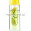 New Popular Korean Europe Tritan Water Bottle Plastic Cup Creative Fruit Cups